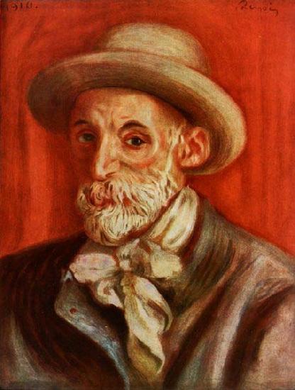 Pierre-Auguste Renoir Self portrait, 1910 oil painting picture